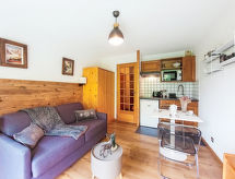 Modern studio in Clos du Savoy: ski-in/ski-out in hartje Chamonix - thumbnail 4