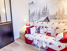 Compacte studio voor 2 personen in Chamonix, vlakbij skipistes en golfbaan - thumbnail 3