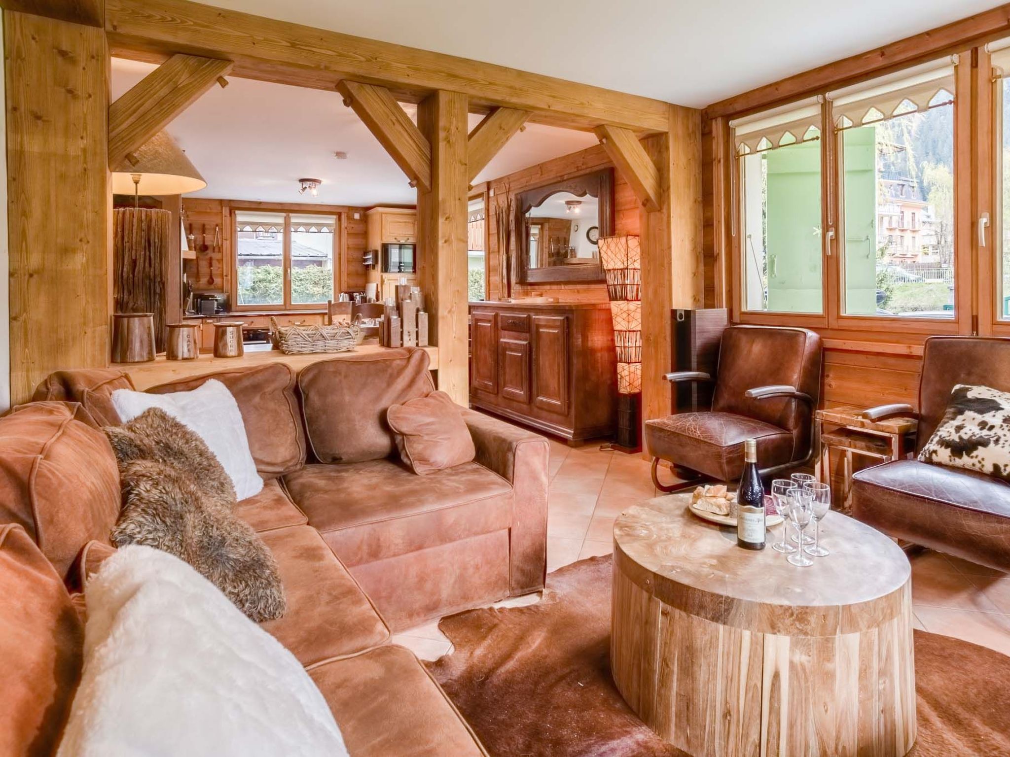 Komfortable Wohnung in Chamonix mit Südterrasse