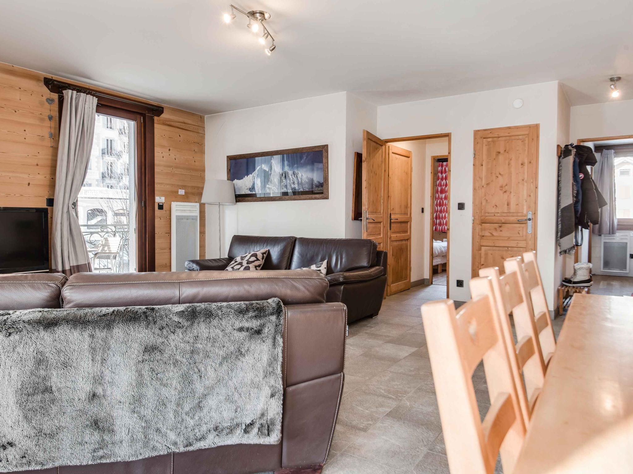 Wohnung in Chamonix mit sonnigem Balkon und toller Aussicht