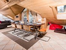 Villa Vallet Wohnung A: Luxe appartement in Chamonix met 4 slaapkamers en skipiste op loopafstand - thumbnail 4