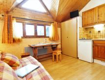 Knusse studio voor 2 aan de voet van de skipiste in Les Houches - thumbnail 1