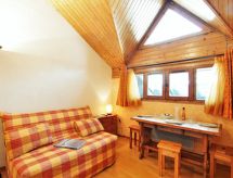Knusse studio voor 2 aan de voet van de skipiste in Les Houches - thumbnail 3