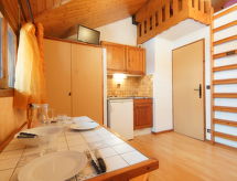 Knusse studio voor 2 aan de voet van de skipiste in Les Houches - thumbnail 6