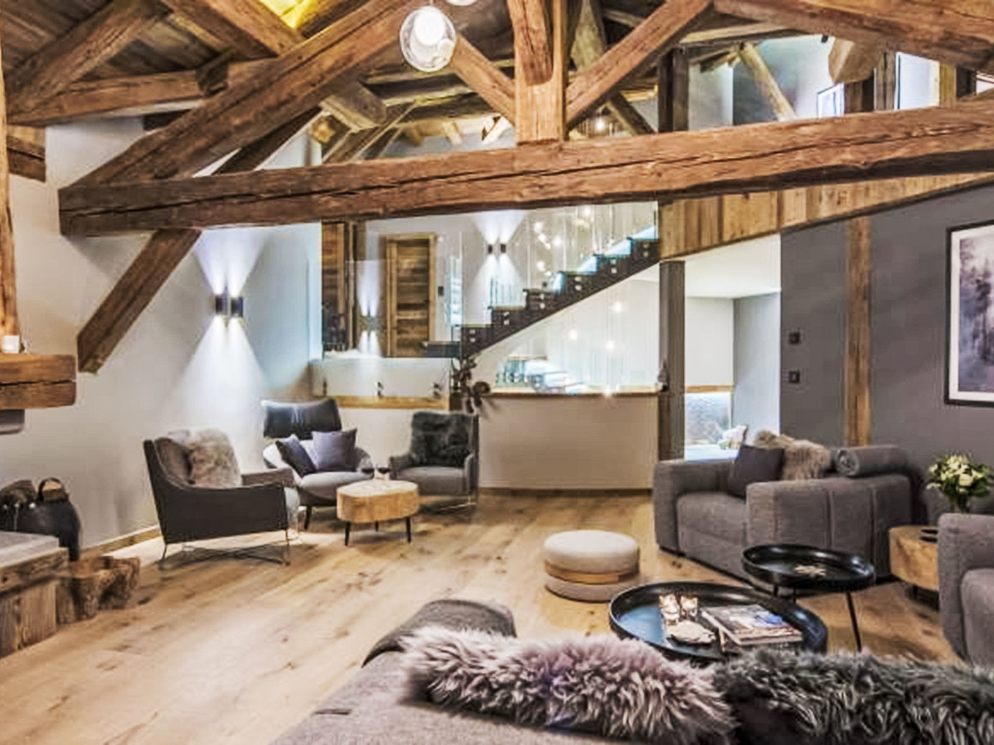 Ski-in/Ski-out Chalet Diamond - Binnen