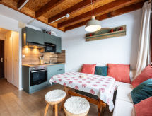 Le Doina 2: Sfeervol skistudio voor 5 personen direct aan de piste in Morillon - thumbnail 3