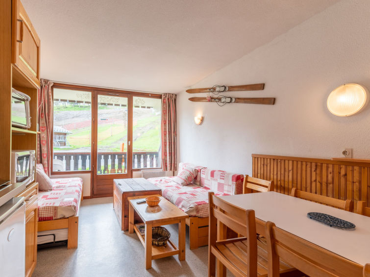 Aan de piste: Compact appartement Grand Morillon voor 5 personen in Morillon
