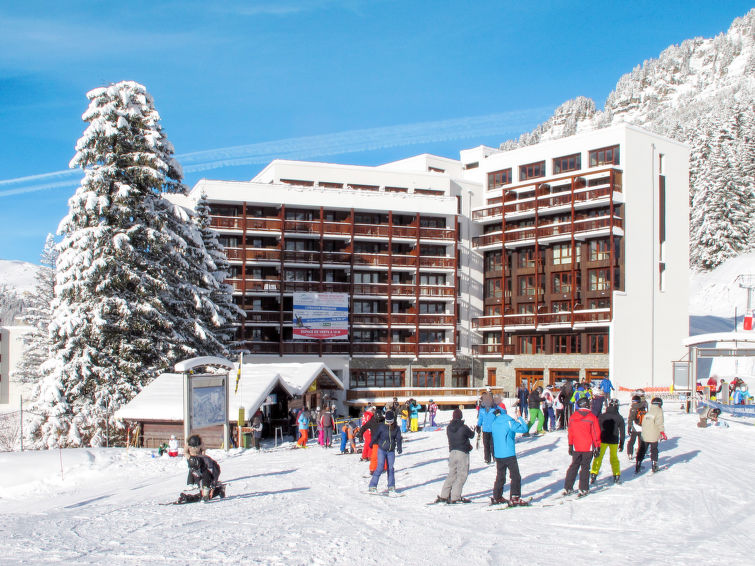 Verwarmd zwembad en ski-in/ski-out appartement in Flaine in Flaine