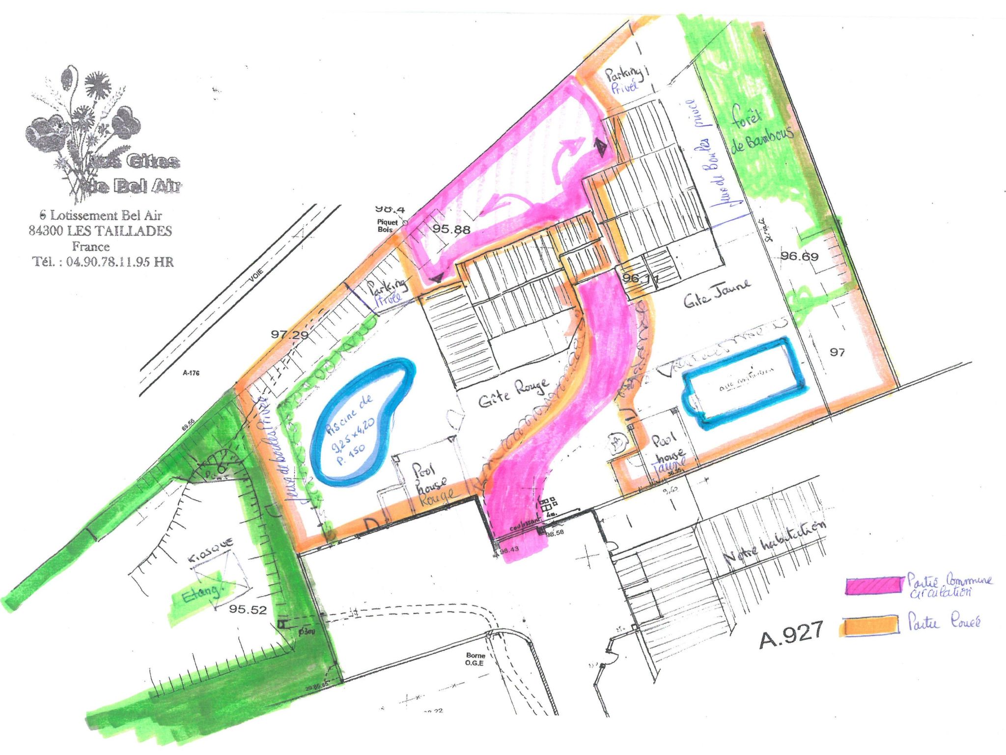 Die Gîtes de Bel-Air im Luberon in der Provence-Binnen