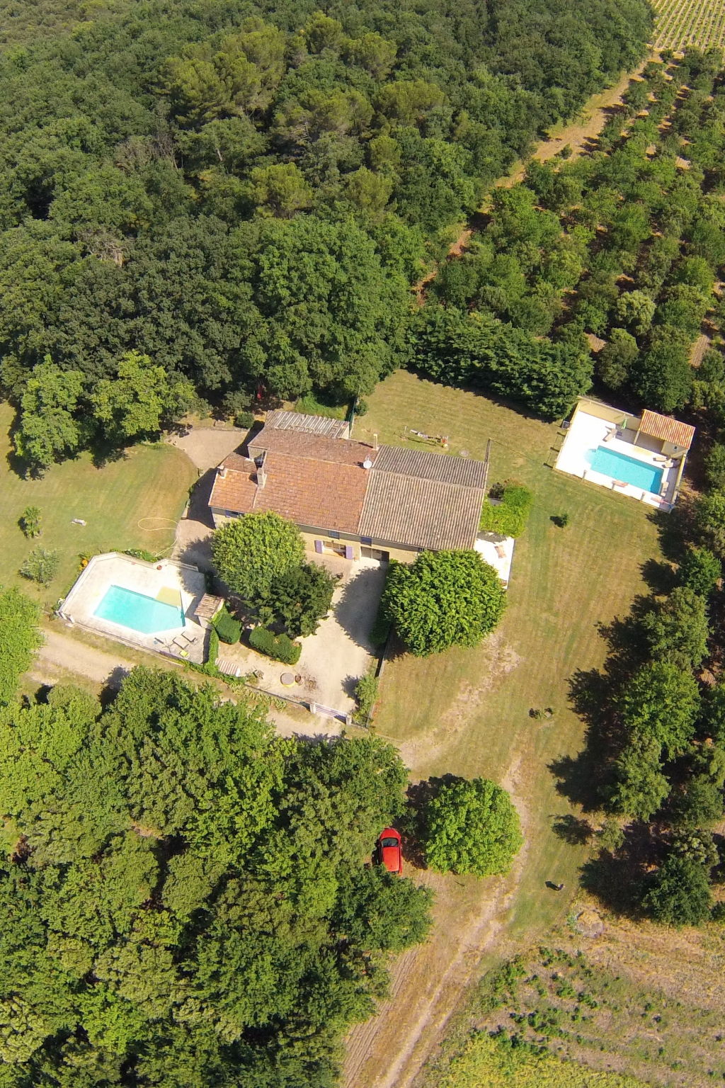 Maison La Grive – Vue aérienne, photo 39 sur 45