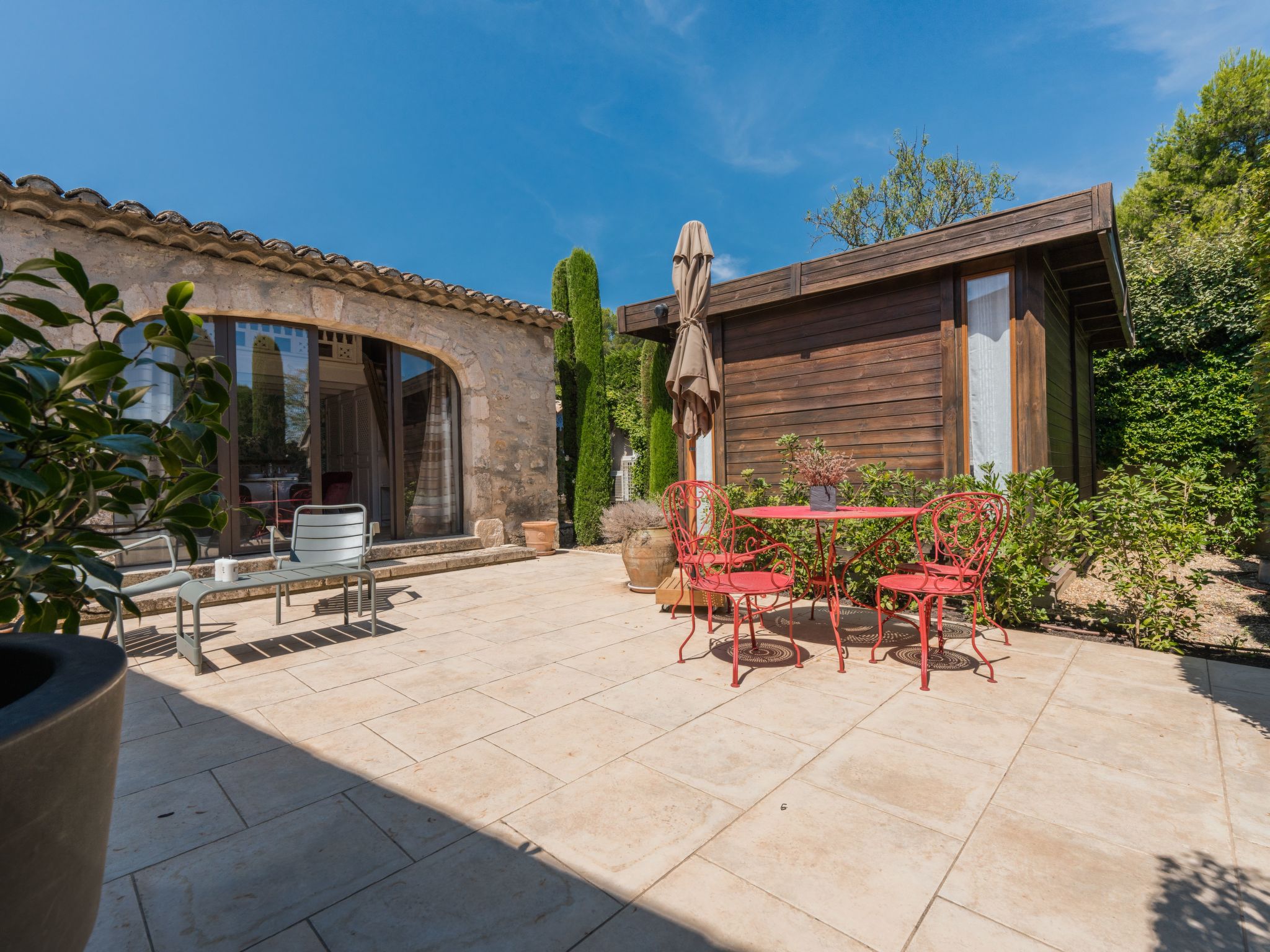 Vakantiehuis met omheinde tuin in Eygalières (Frankrijk) 1 hond is welkom