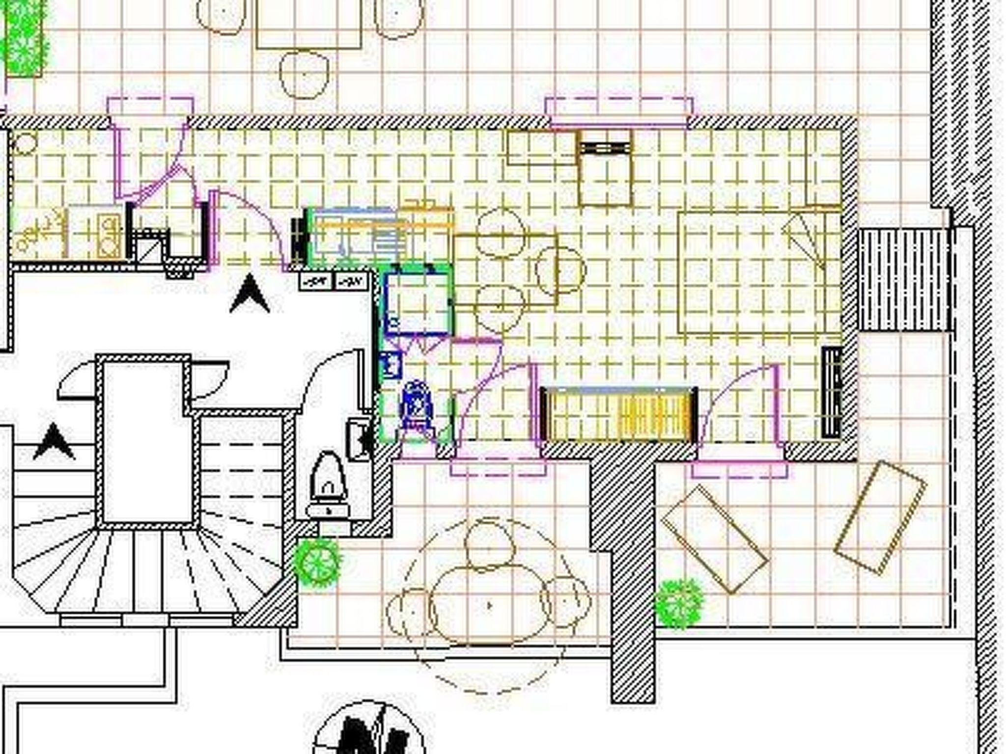 Möbliertes Studio Agachadou 25m2 mit 3 Terrassen 36m2-Binnen