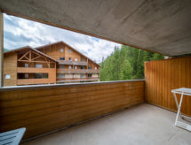Studio aan de piste in La Foux d'Allos met verwarmd zwembad - thumbnail 2