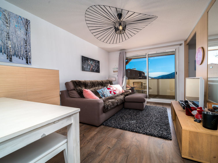 Centraal gelegen appartement met verwarmd zwembad in La Foux D'Allos in La Foux D'Allos