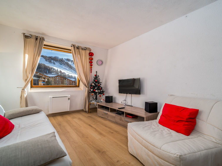 Bergzicht en ski-in/ski-out: Appartement Les Etoiles-Beatrix in La Foux D'Allos