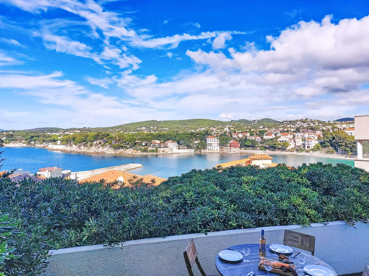 4-persoons appartement met zeezicht in het centrum van Bandol in Bandol
