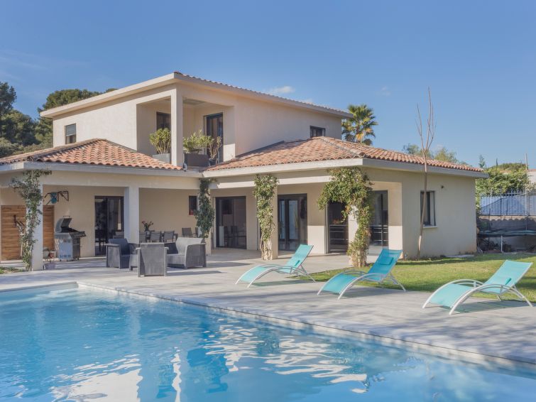 Privézwembad en luxe vakantiehuis voor 14 personen in Saint Cyr sur mer in Saint Cyr sur mer Les Lecques