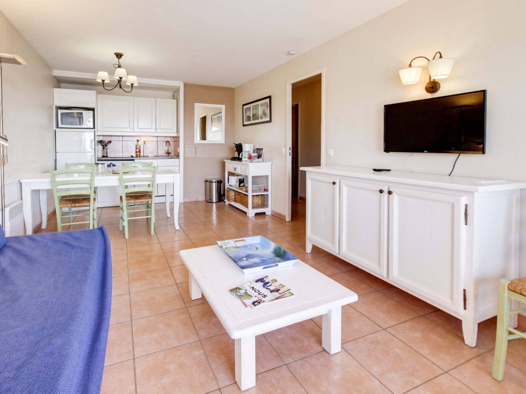 Licht appartement op 100 meter van zandstrand La Coudoulière met zwembad - foto 6