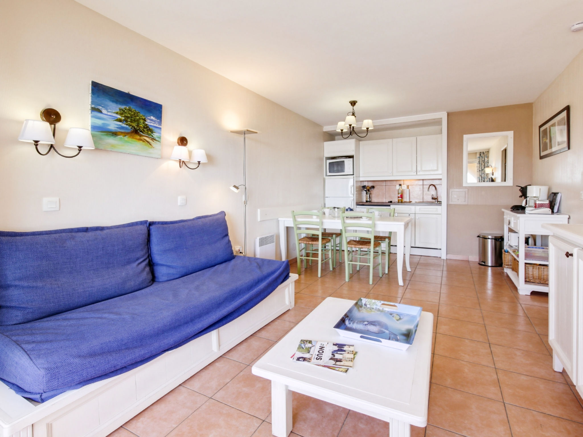 Licht appartement op 100 meter van zandstrand La Coudoulière met zwembad - foto 4