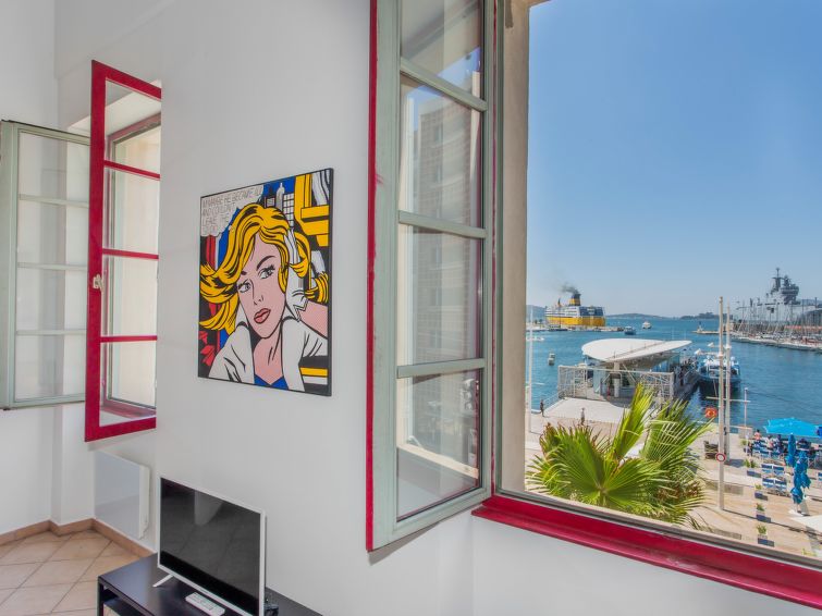 2-persoons appartement aan zee in het centrum van Toulon in Toulon