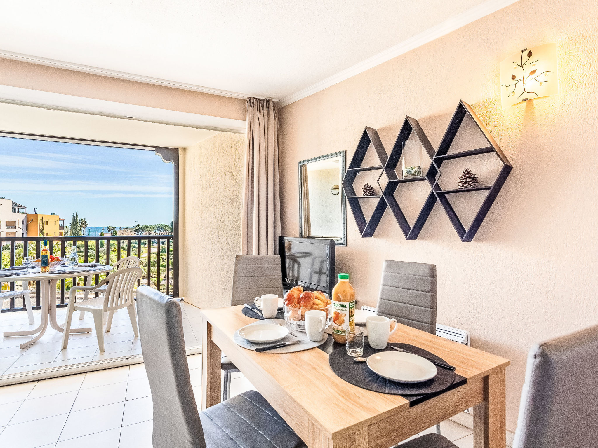 Appartement aan zee Les Marines de Gassin, 100m van het strand - foto 8