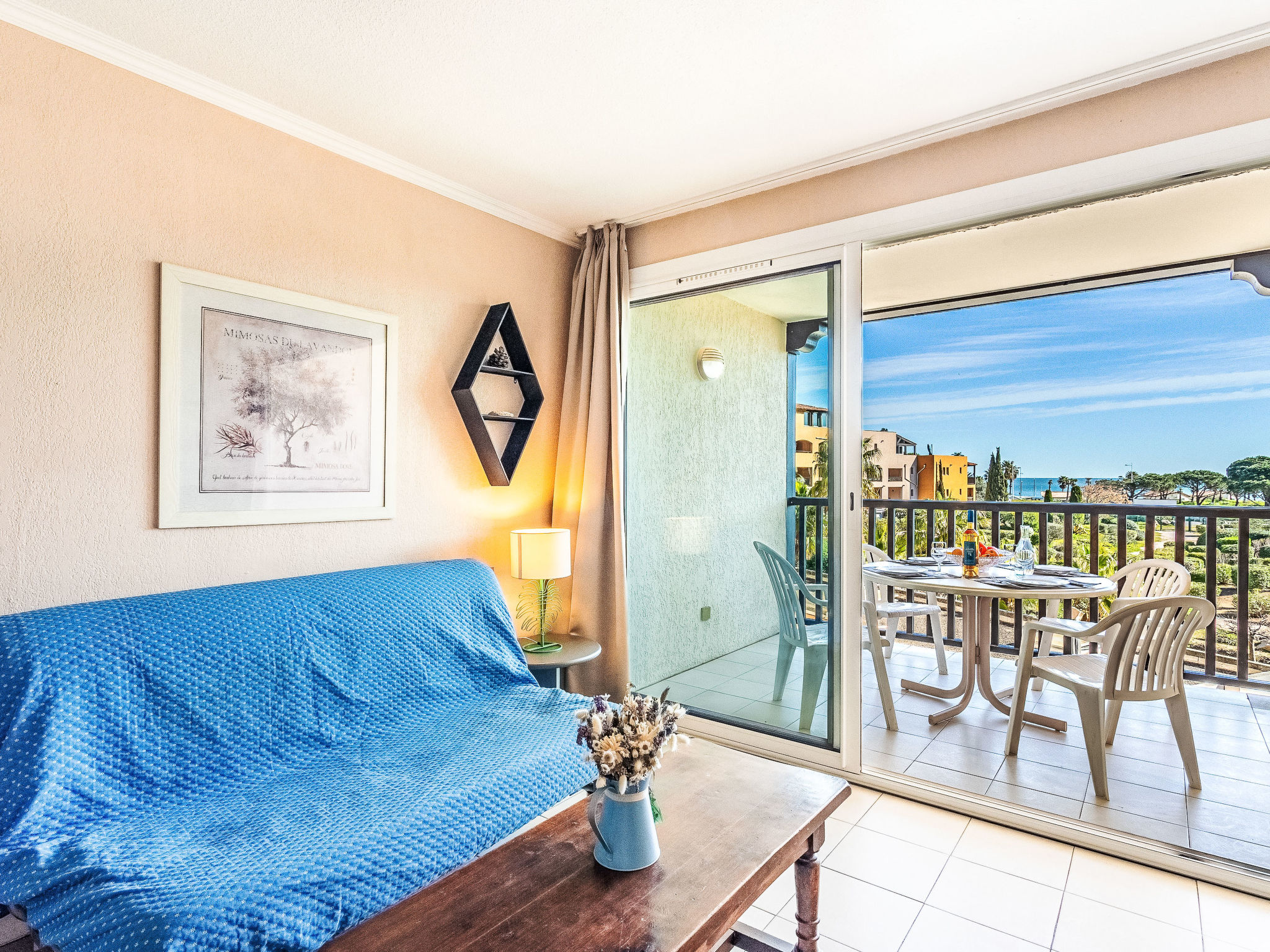 Appartement aan zee Les Marines de Gassin, 100m van het strand - foto 4