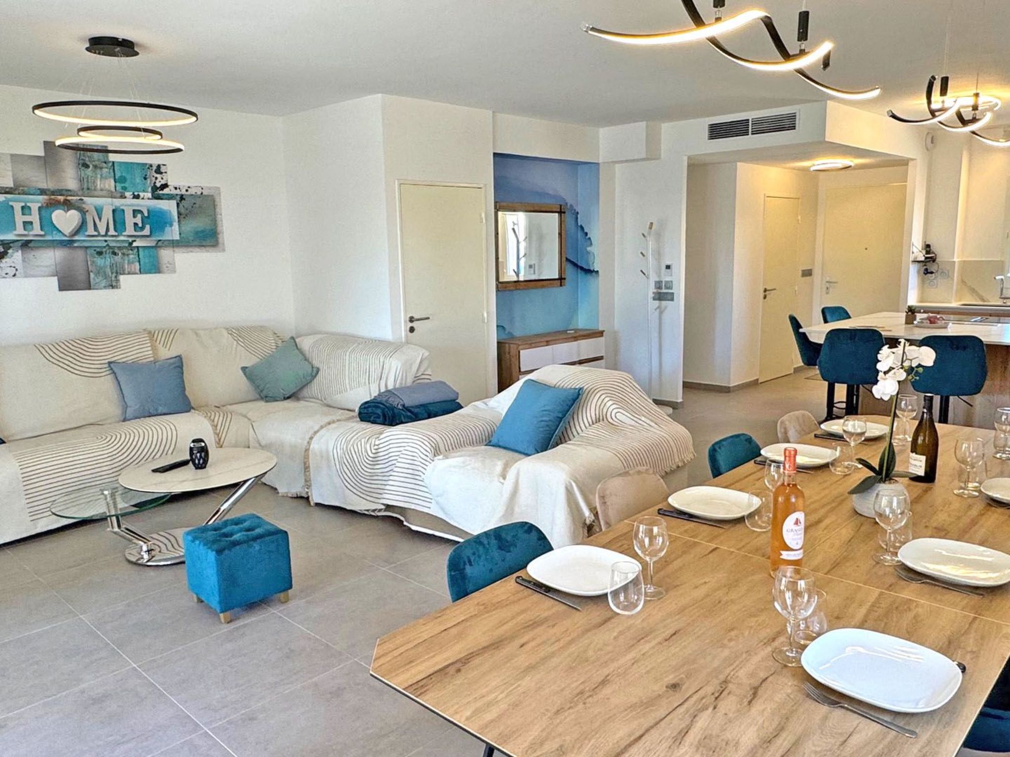 Haus 10 Personen, Klimaanlage, Privater Swimmingpool-Binnen