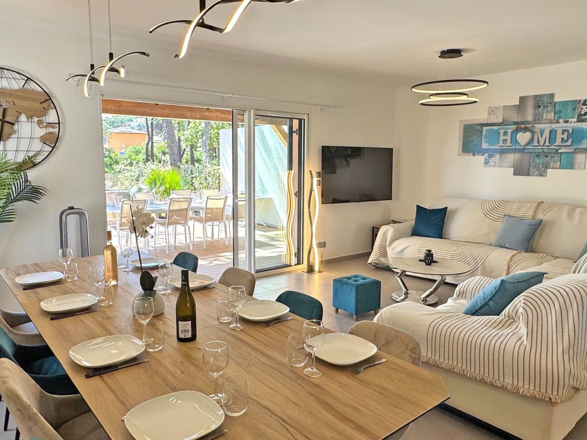 Haus 10 Personen, Klimaanlage, Privater Swimmingpool-Binnen