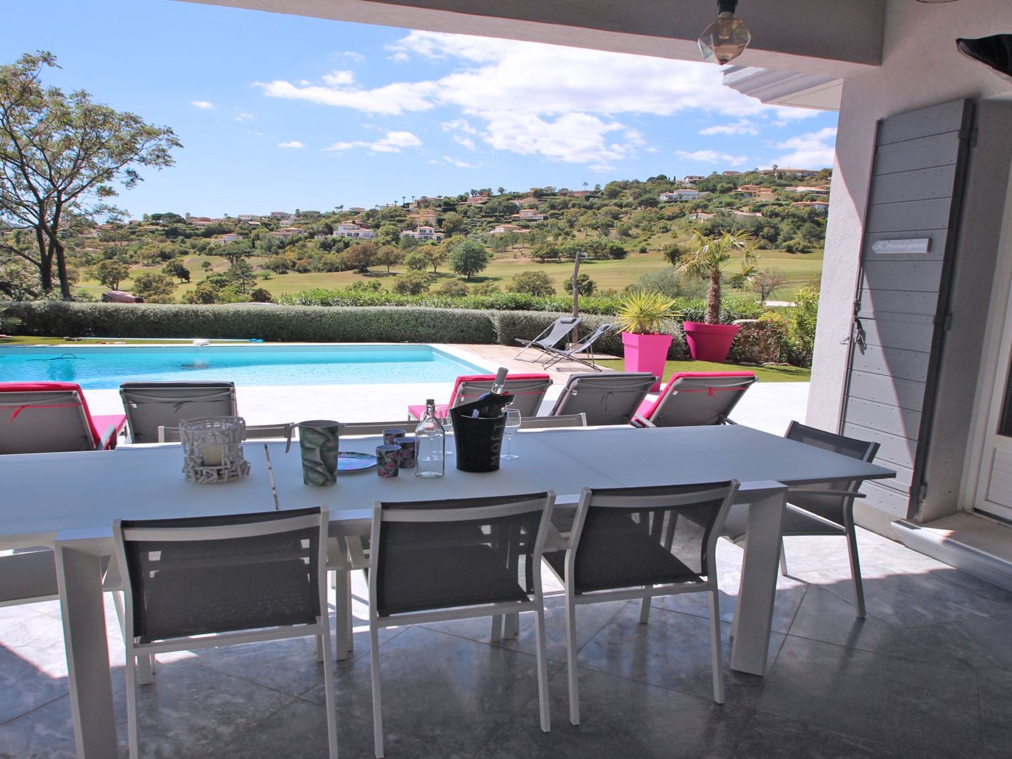 Villa 10 pers - Schwimmbad - Blick auf den Golfplatz - Sainte Maxime
