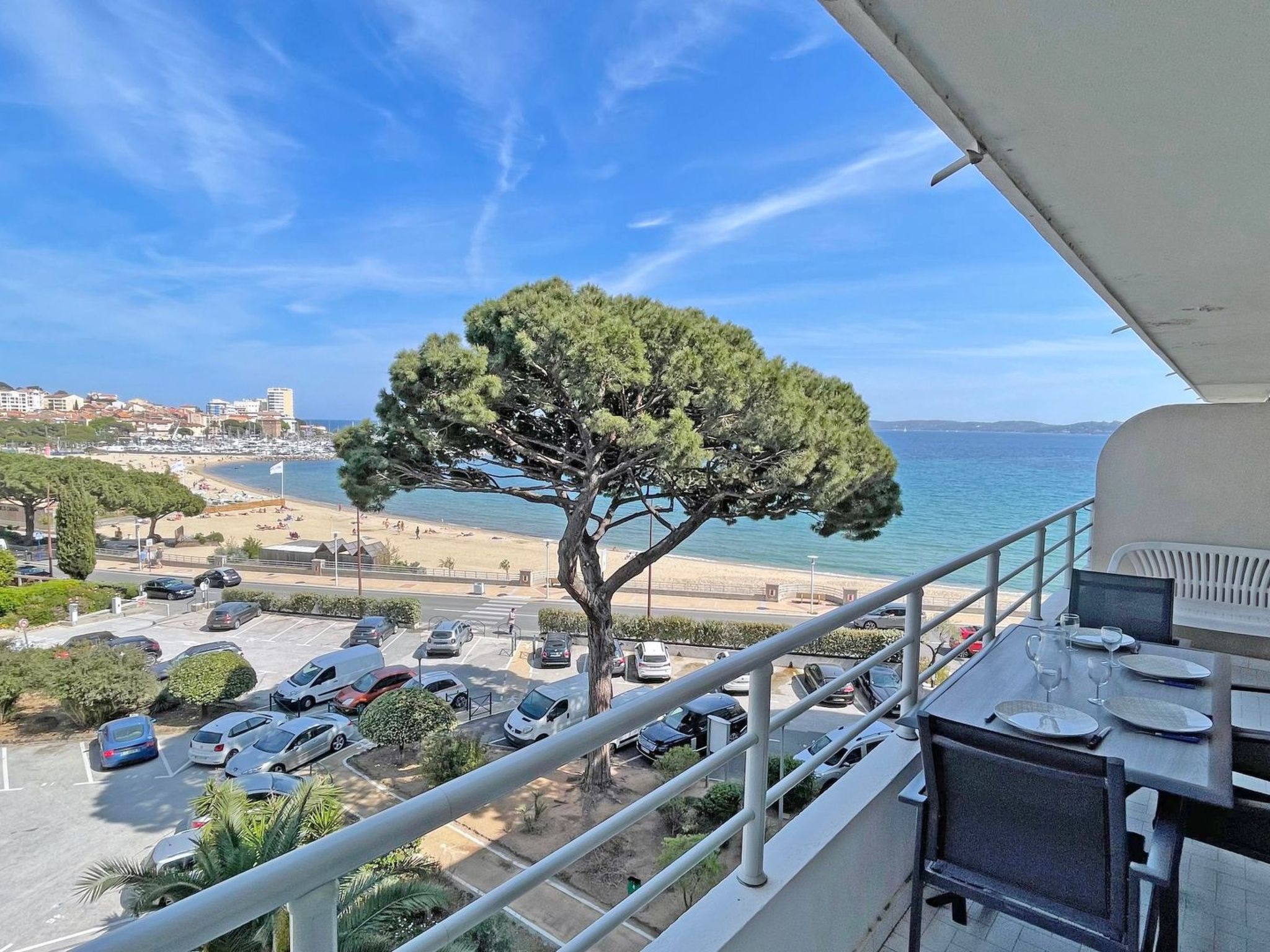 mit Blick auf das Wasser Apartment in Sainte Maxime