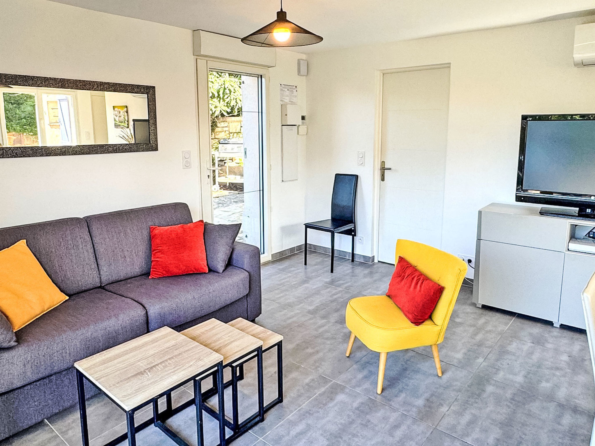 Maison 4/6 personnes - Piscine privée - Clim - Binnen