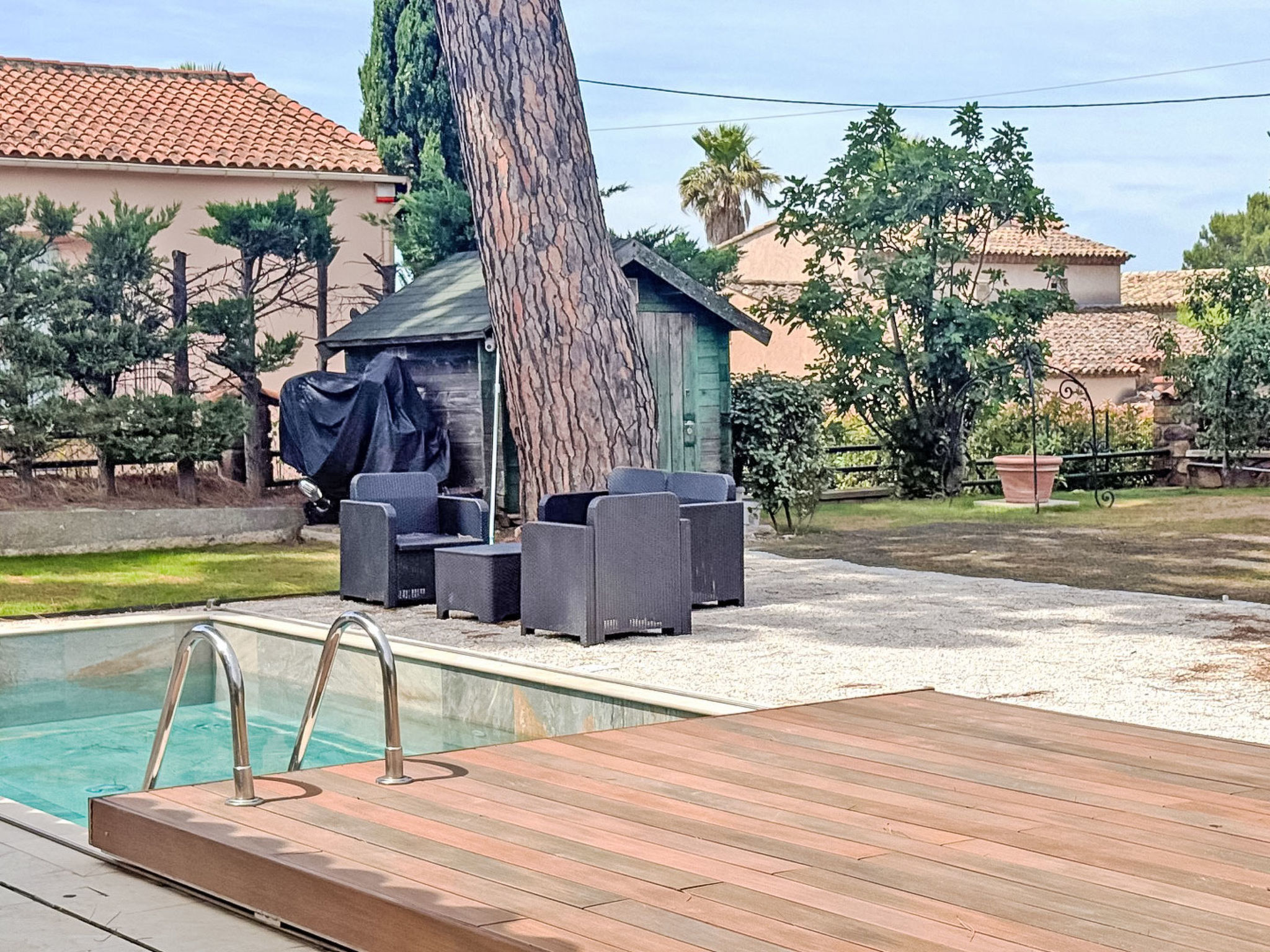Maison 4/6 personnes - Piscine privée - Clim - Binnen