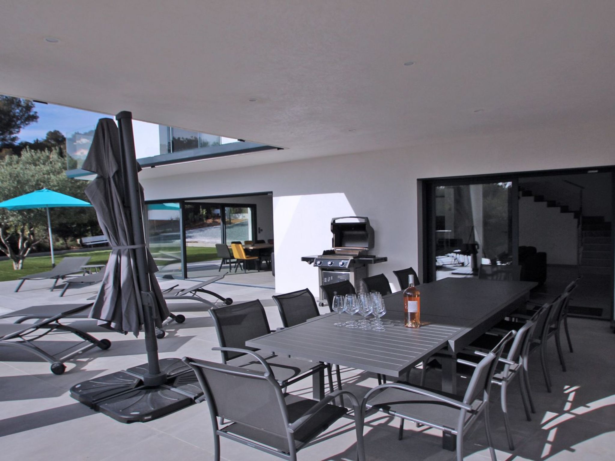 Villa 10 pers - Privates Schwimmbad - Meerblick - Wifi-Binnen