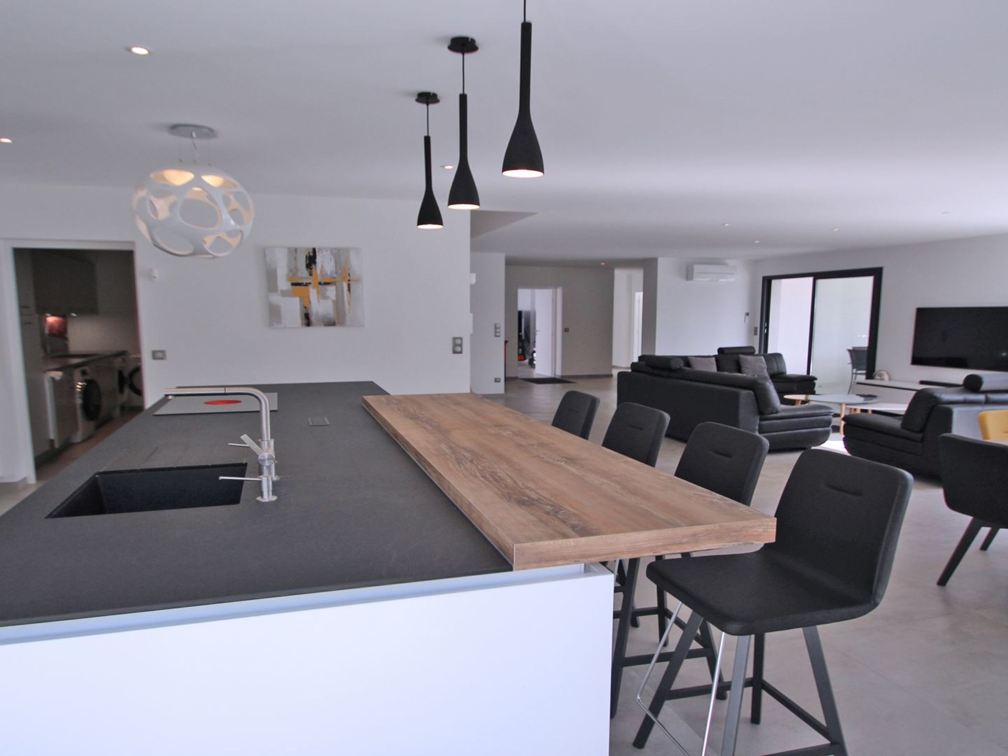 Villa 10 pers - Privates Schwimmbad - Meerblick - Wifi-Binnen