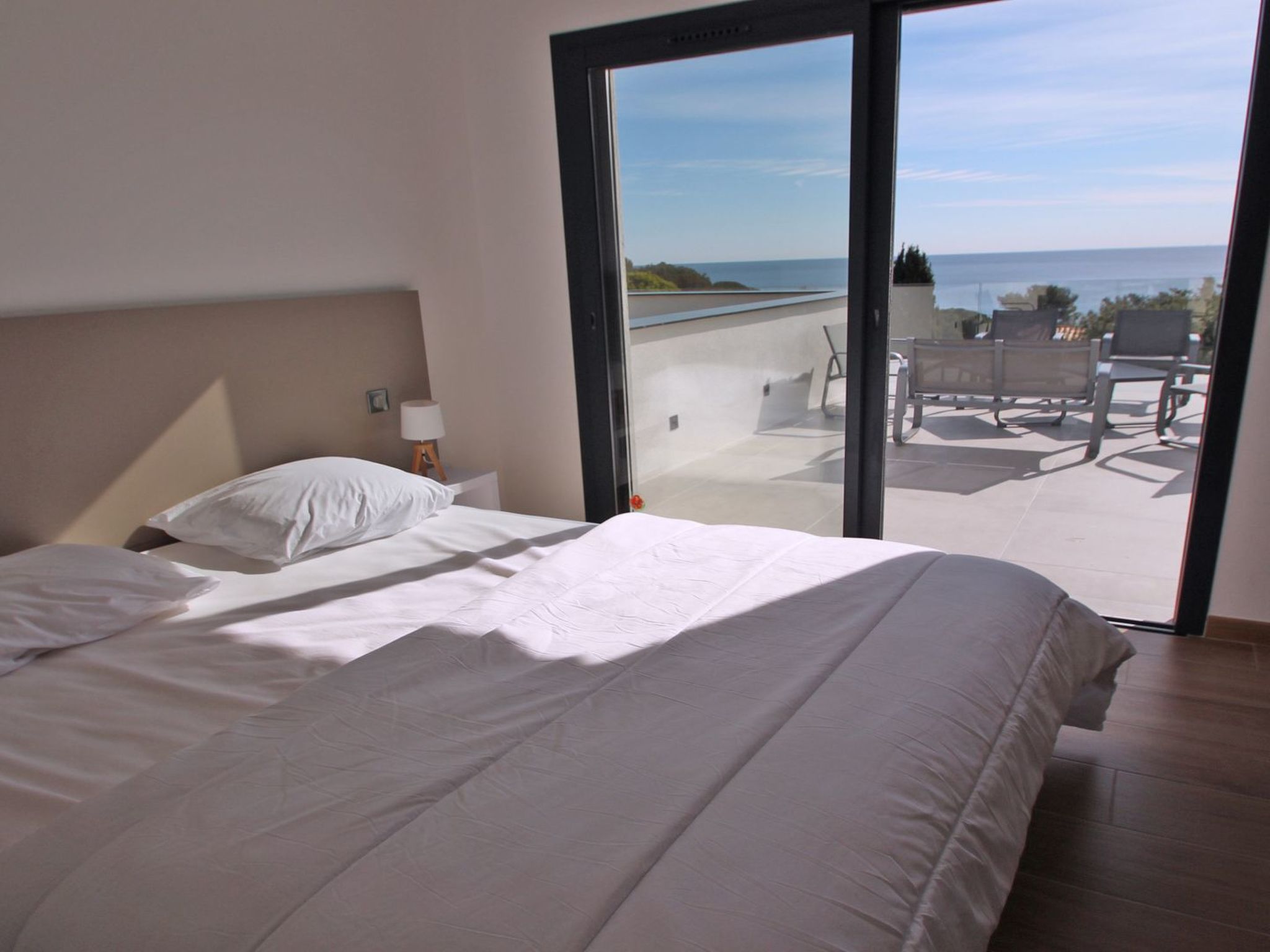 Villa 10 pers - Privates Schwimmbad - Meerblick - Wifi-Binnen