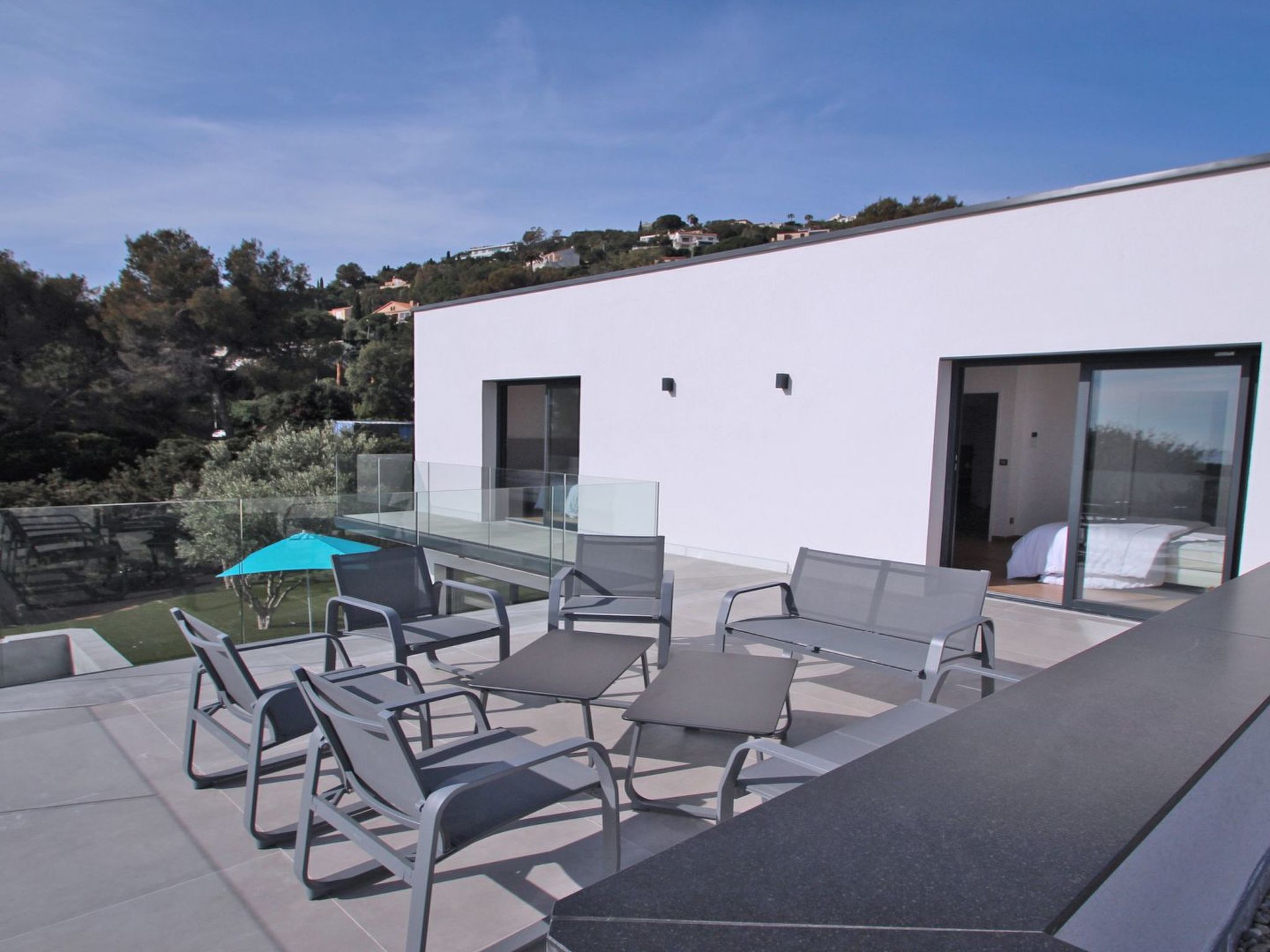 Villa 10 pers - Privates Schwimmbad - Meerblick - Wifi-Binnen