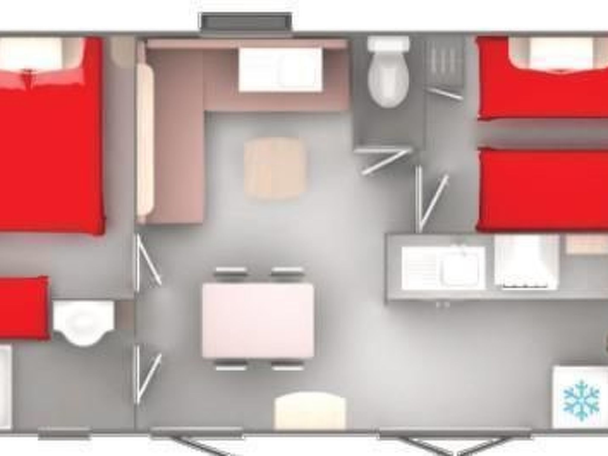 Mobilheim an der Cote d'Azur-Binnen