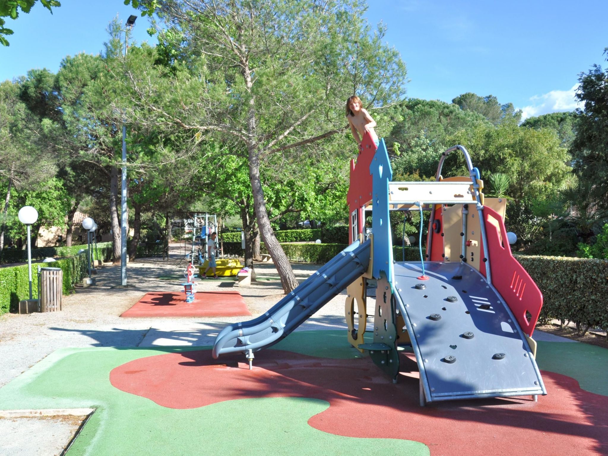 Stacaravan camping Lei Suves cote d'azur Var-Binnen