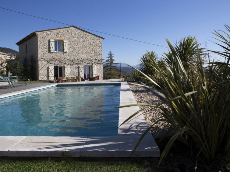 Bergzicht en rust in vrijstaand vakantiehuis Meline in Fayence in Fayence
