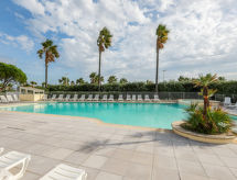 Appartement Cap Hermes: Direct aan zee in Port Fréjus met zwembad - thumbnail 2