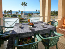 Appartement Cap Hermes: Direct aan zee in Port Fréjus met zwembad - thumbnail 1