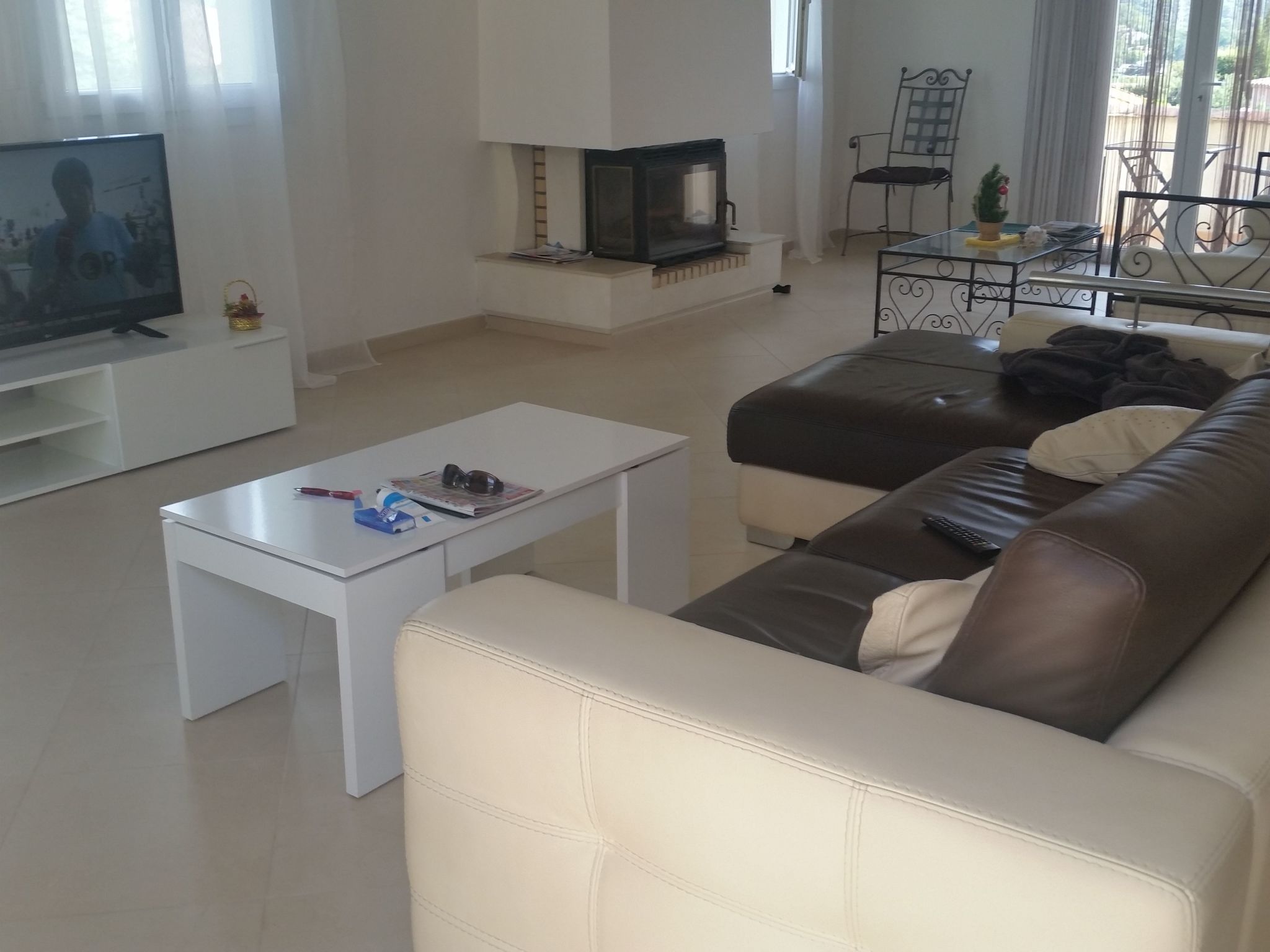 Die Sonne der Côte d'Azur-Binnen