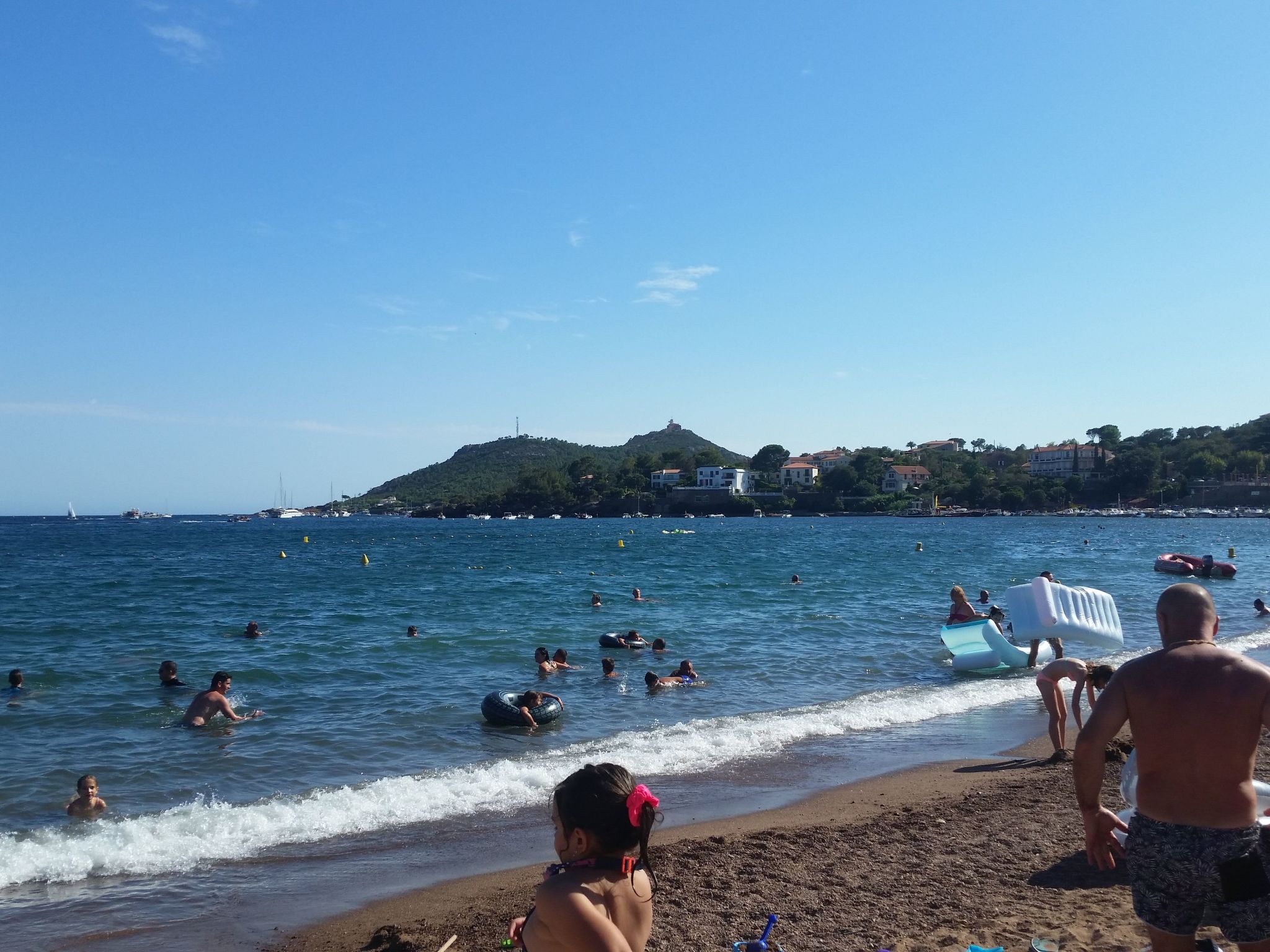 Die Sonne der Côte d'Azur-Binnen