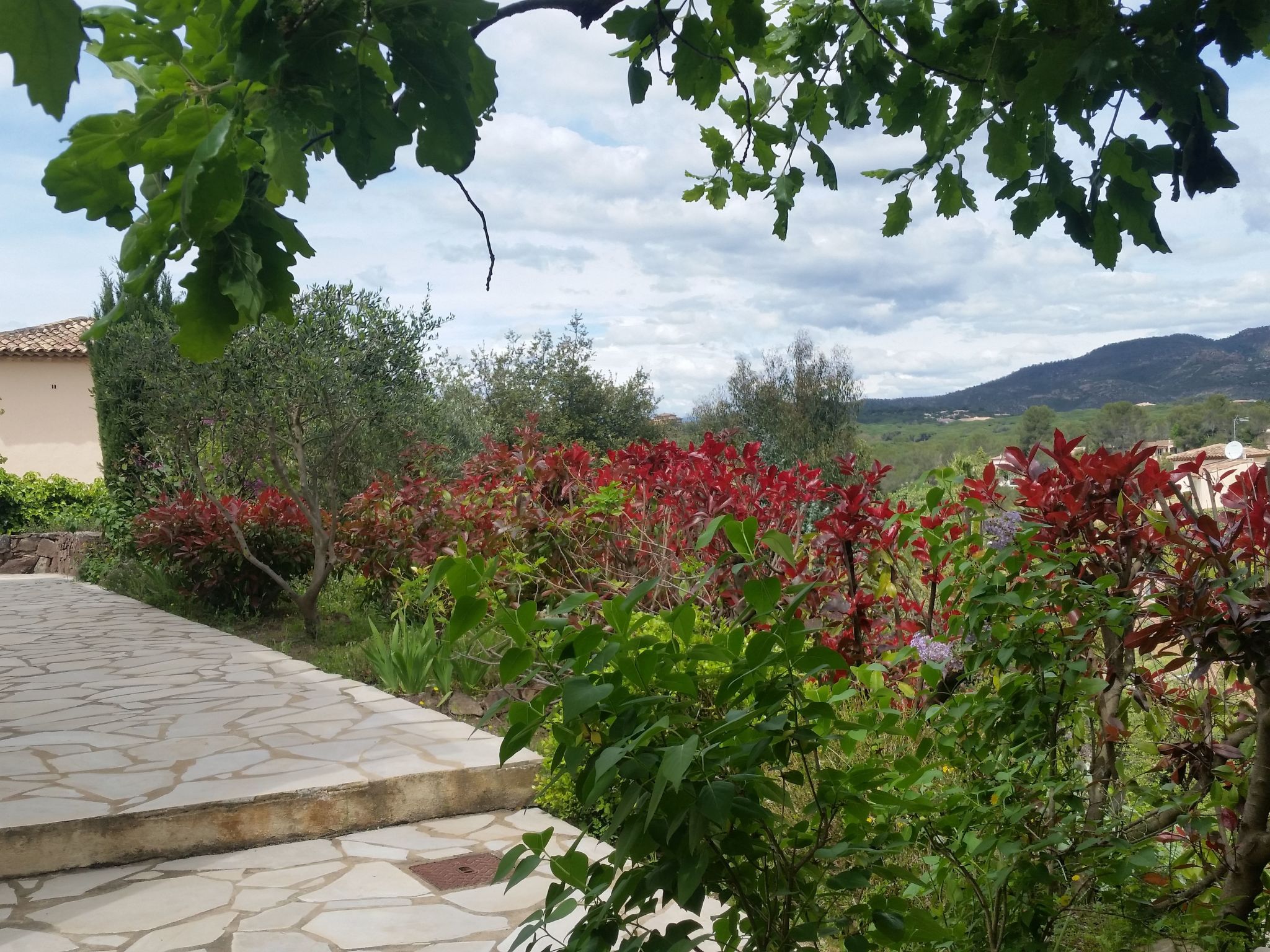 Die Sonne der Côte d'Azur-Binnen