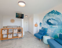 Studio met airco direct aan zandstrand La Péguière in Saint-Raphaël - thumbnail 2