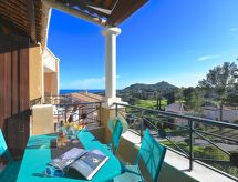 Luxe appartement Le Belvédère R4 320, 350m van strand Agay, Côte d'Azur - thumbnail 1