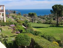 Appartement L'Esquinade: zeezicht, golf & zwembaden aan de Côte d'Azur - thumbnail 1
