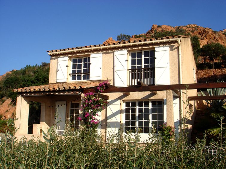 Zeezicht en rust in vakantiehuis Maison La Galine, Agay in Agay Saint Raphael