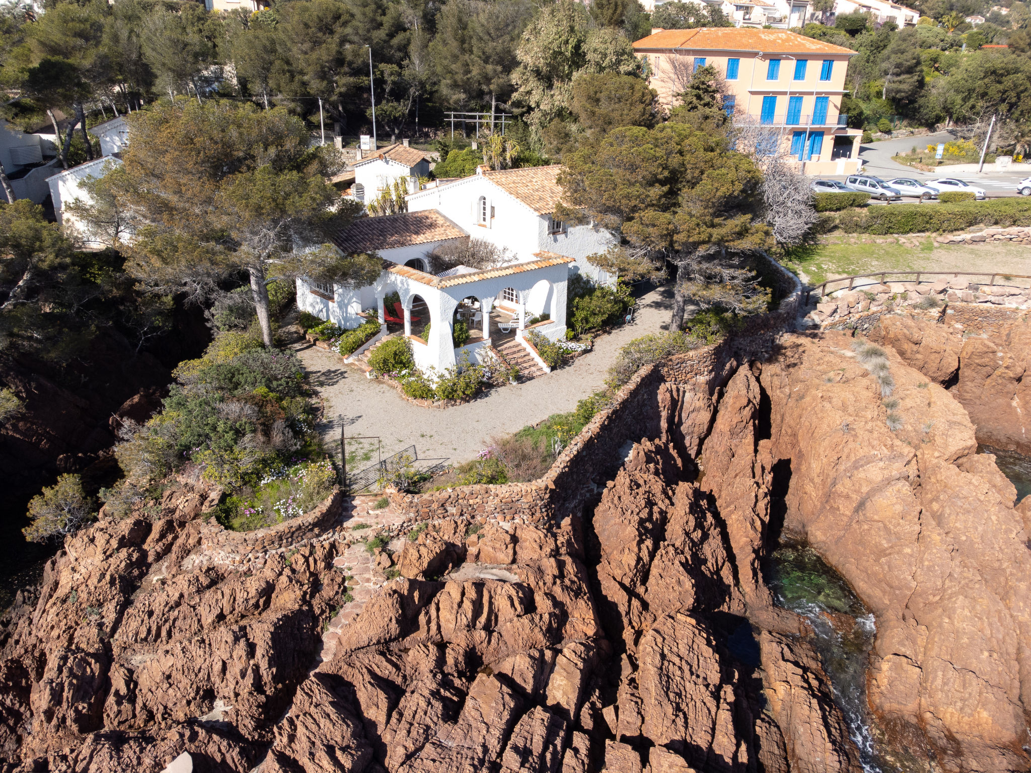 Villa La Proue: Vrijstaand aan zee in Agay met 4 slaapkamers - foto 41
