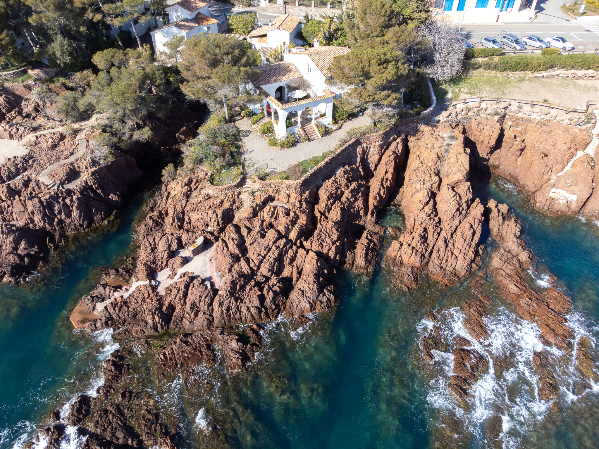 Villa La Proue: Vrijstaand aan zee in Agay met 4 slaapkamers - foto 42